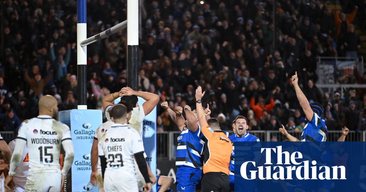 Bath Secure Late Victory Over Exeter in Premiership Rugby Clash image from theguardian.com