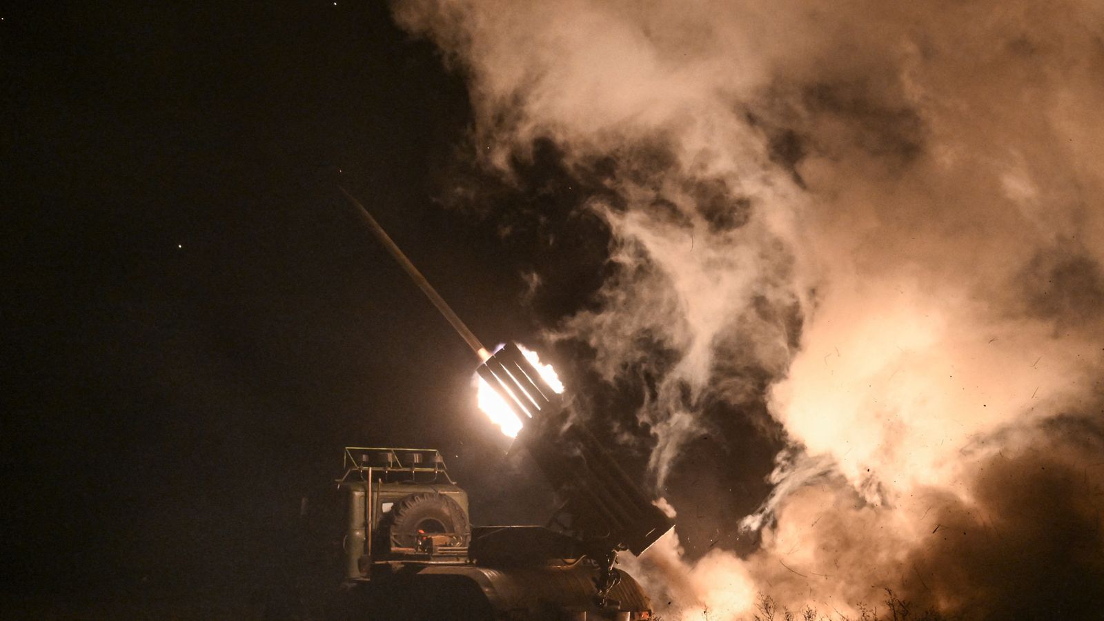 Kyiv Attacked Amid Peace Talks Discussions and Military Movements image from news.sky.com