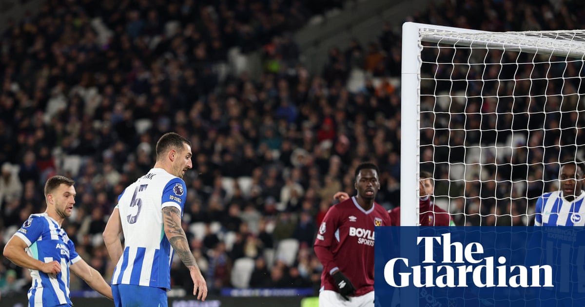 West Ham United and Brighton & Hove Albion Draw 2-2 in Premier League Thriller at the London Stadium image from theguardian.com