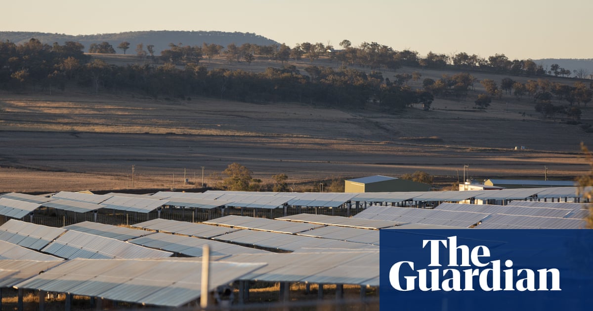 Australia's electricity grid capacity must triple by 2050, says AEMO draft plan image from theguardian.com