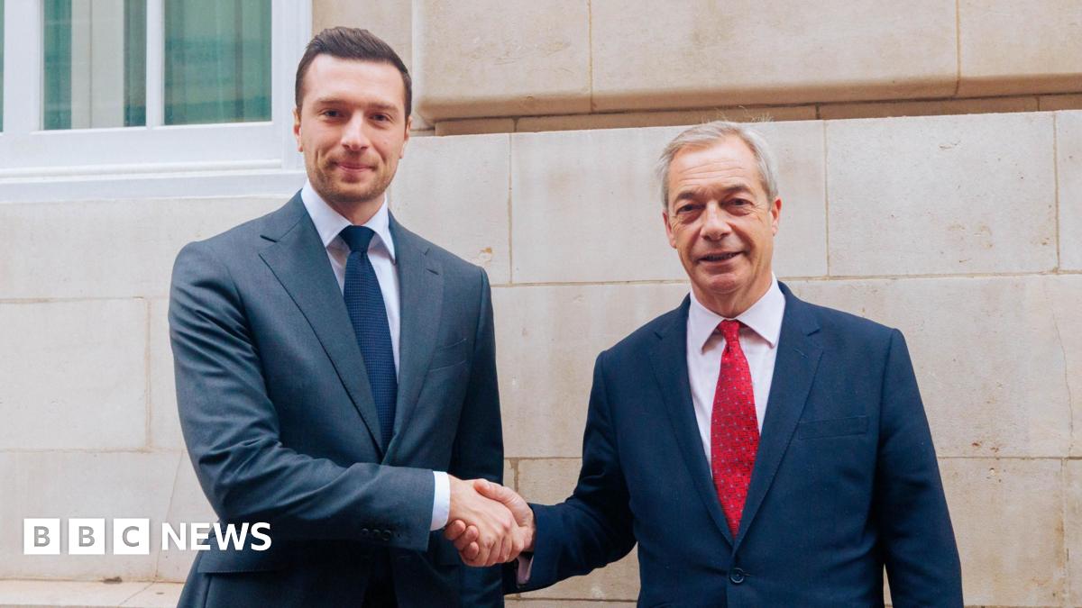 Nigel Farage Meets Jordan Bardella to Discuss Immigration and Energy Policies image from bbc.co.uk