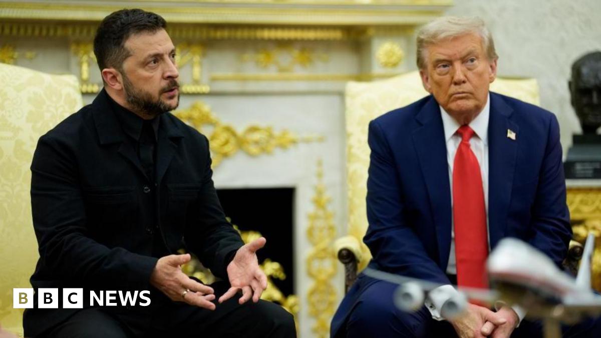 Zelensky to Meet Trump on US-Brokered Peace Plan as Fighting Continues in Ukraine image from bbc.co.uk