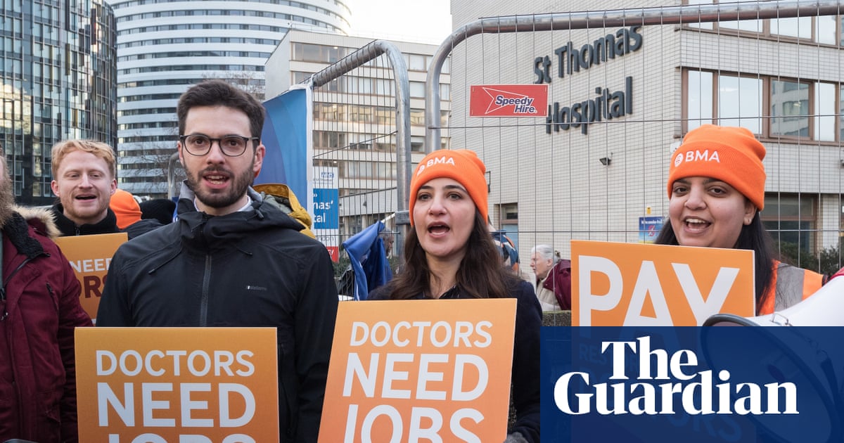 England Resident Doctors Begin Five-Day Strike Over Pay and Jobs Dispute image from theguardian.com