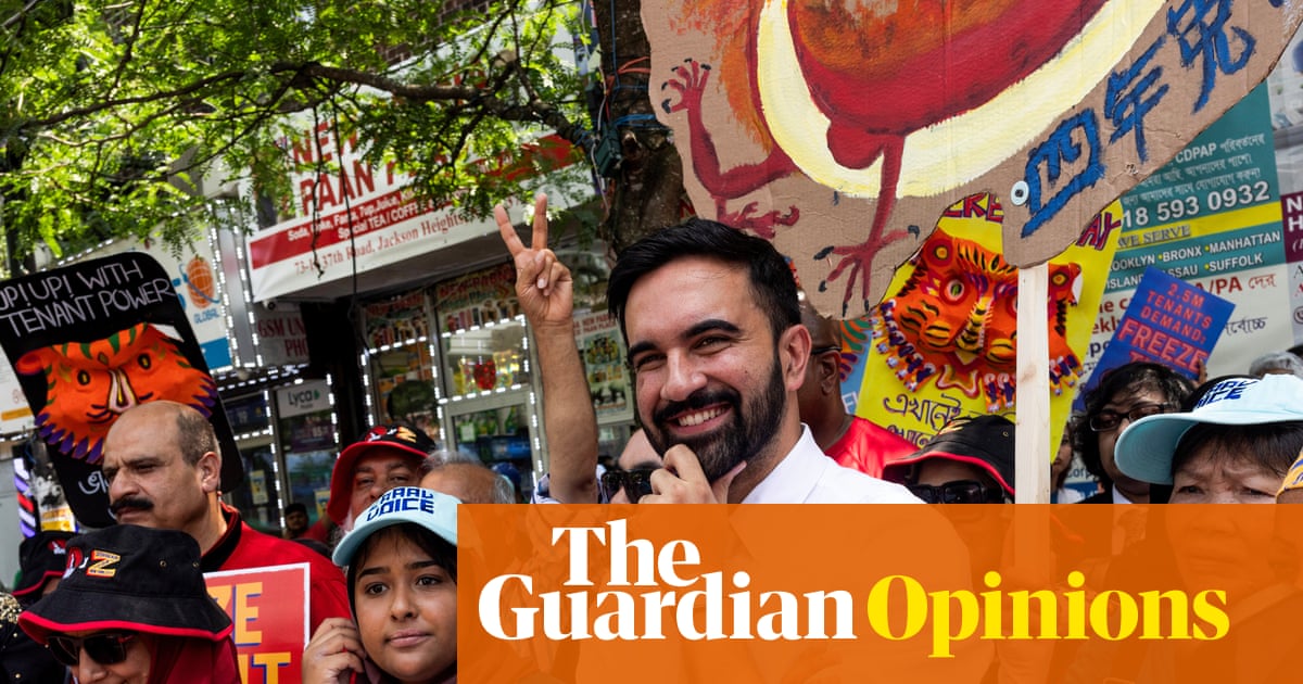 Zohran Mamdani Sworn in as New York City's Youngest and First Muslim Mayor image from theguardian.com