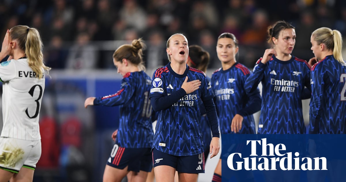 Arsenal Secure Seeded Spot in Women's Champions League Knockout Playoffs with 3-0 Win Over OH Leuven image from theguardian.com