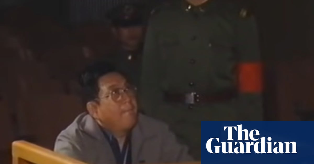 Rare footage from trial of Chinese general who defied Tiananmen crackdown order leaked online image from theguardian.com