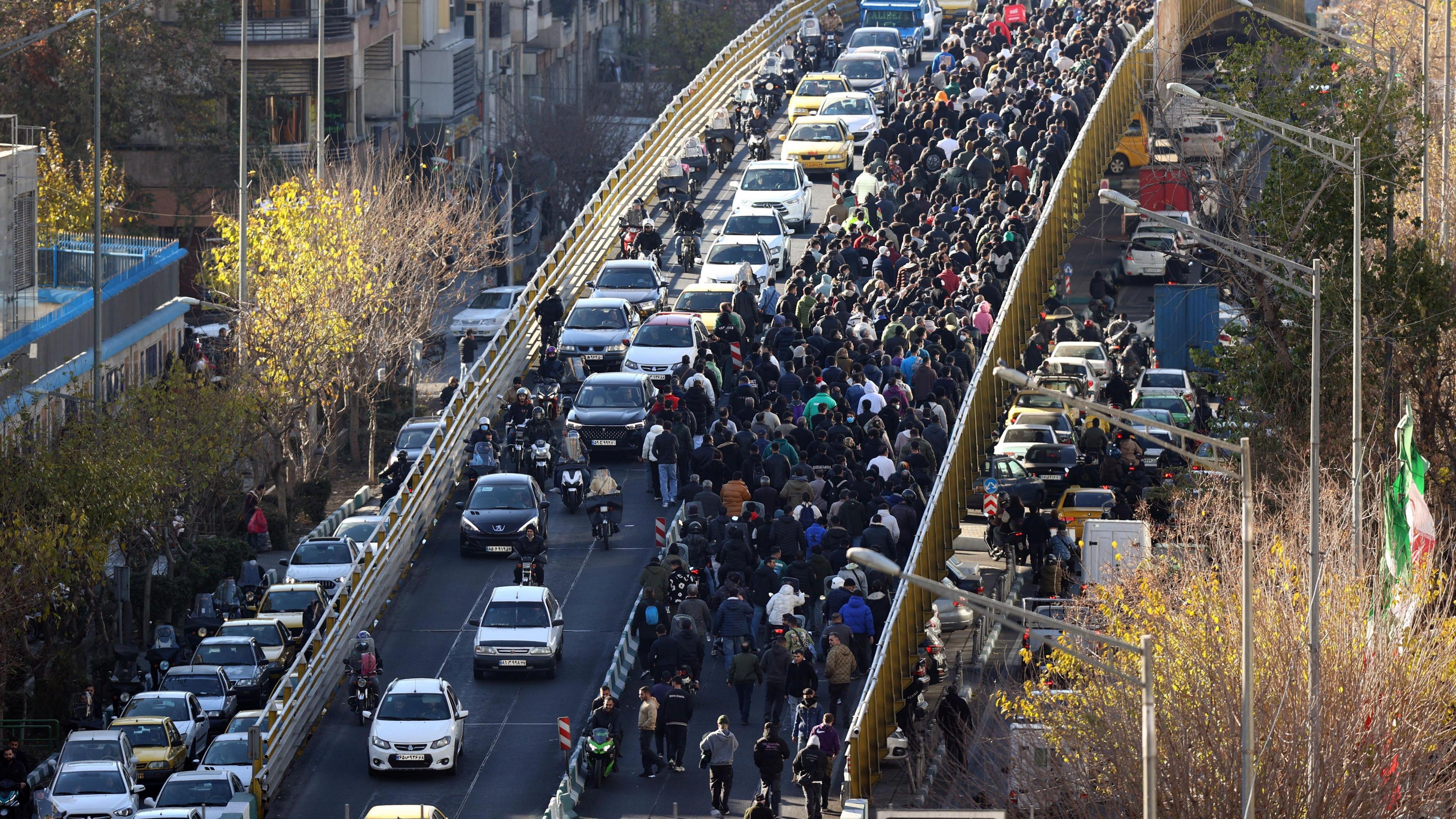 Protests and Strikes Spread Across Iran Amid Economic Turmoil image from bbc.co.uk