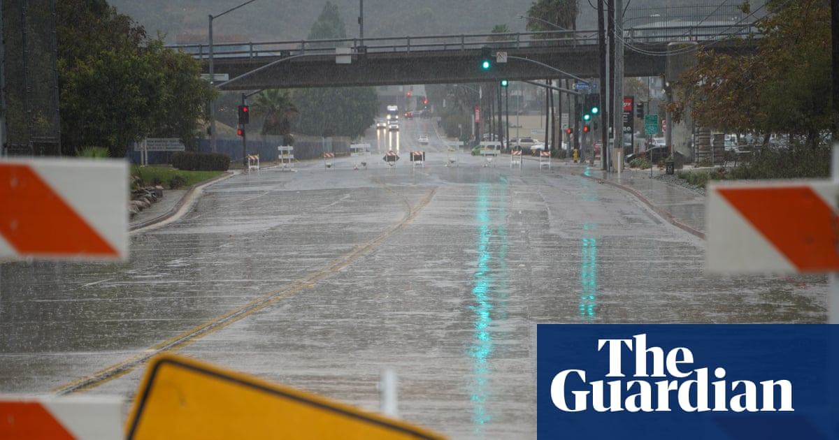 San Diego Faces Record Flooding and Homeless Shelter Evacuations Amid Climate-Driven Storms image from theguardian.com