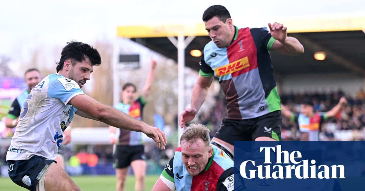 Harlequins Overwhelm Bayonne 68-14 in Champions Cup Pool 3 Clash image from theguardian.com