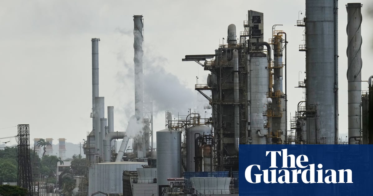Venezuela's Oil Industry Struggles and the Potential Role of the US image from theguardian.com