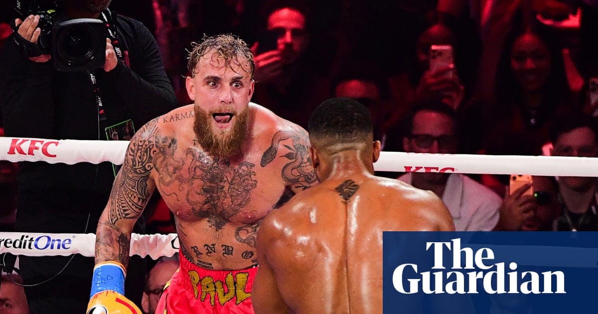 Jake Paul Dropped from WBA Cruiserweight Rankings After Sixth-Round Knockout by Anthony Joshua image from theguardian.com