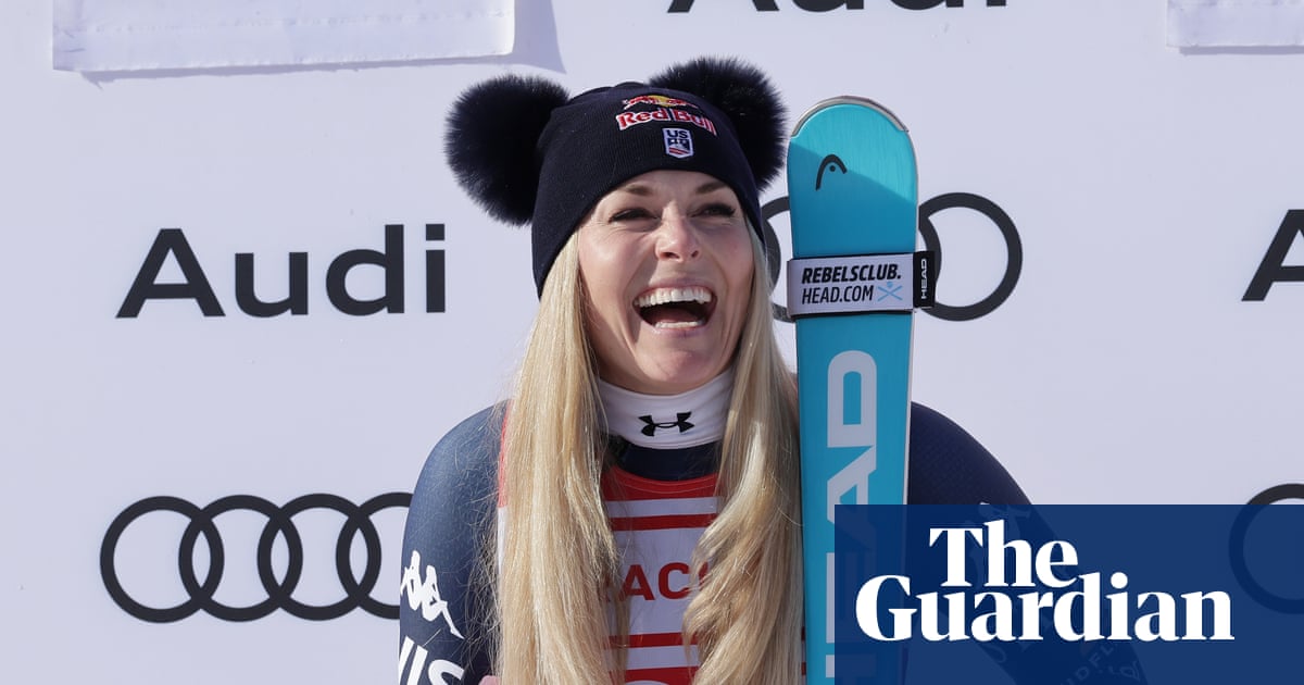 Lindsey Vonn Becomes Oldest Skier to Win World Cup Race at 41 image from theguardian.com