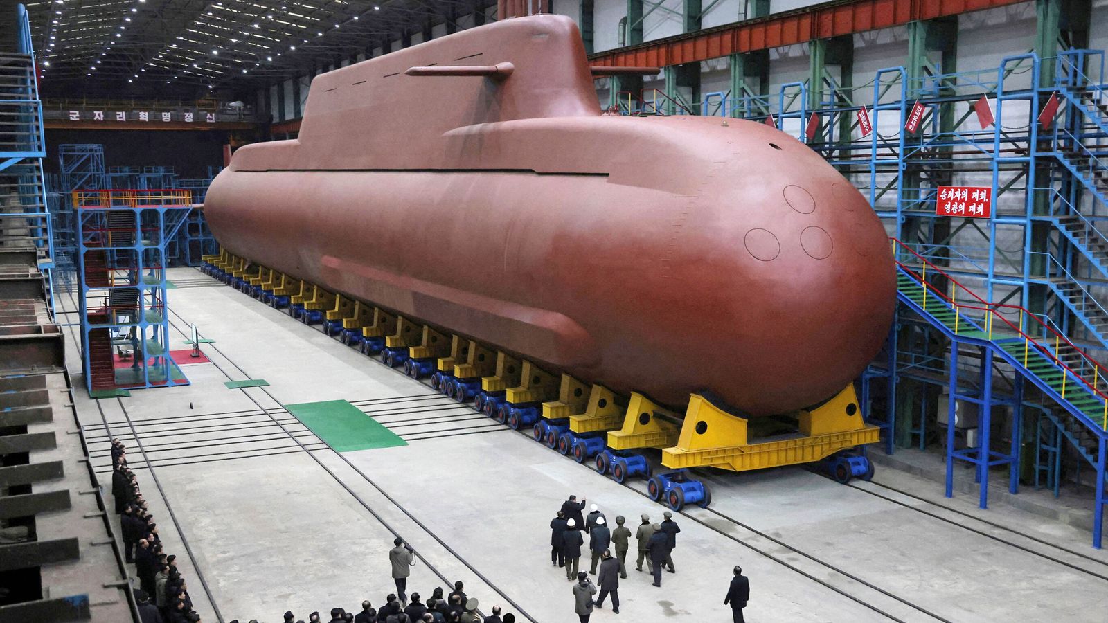North Korea Advances Nuclear-Powered Submarine Development Amid Regional Tensions image from news.sky.com