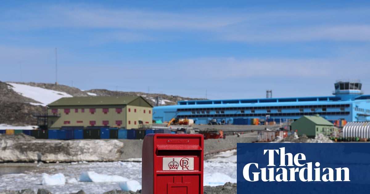 Royal Mail Installs King Charles III Postbox at Rothera Research Station in Antarctica image from theguardian.com