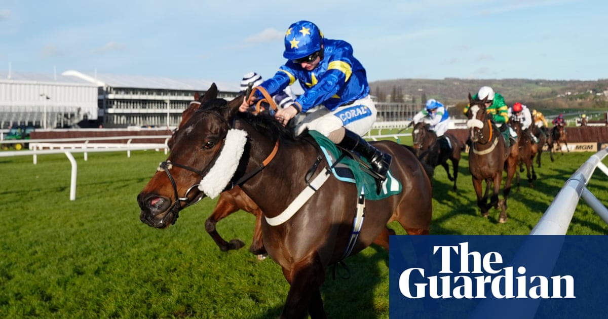 Outsider Glengouly Wins the Support the Hunt Family Fund December Gold Cup at Cheltenham image from theguardian.com