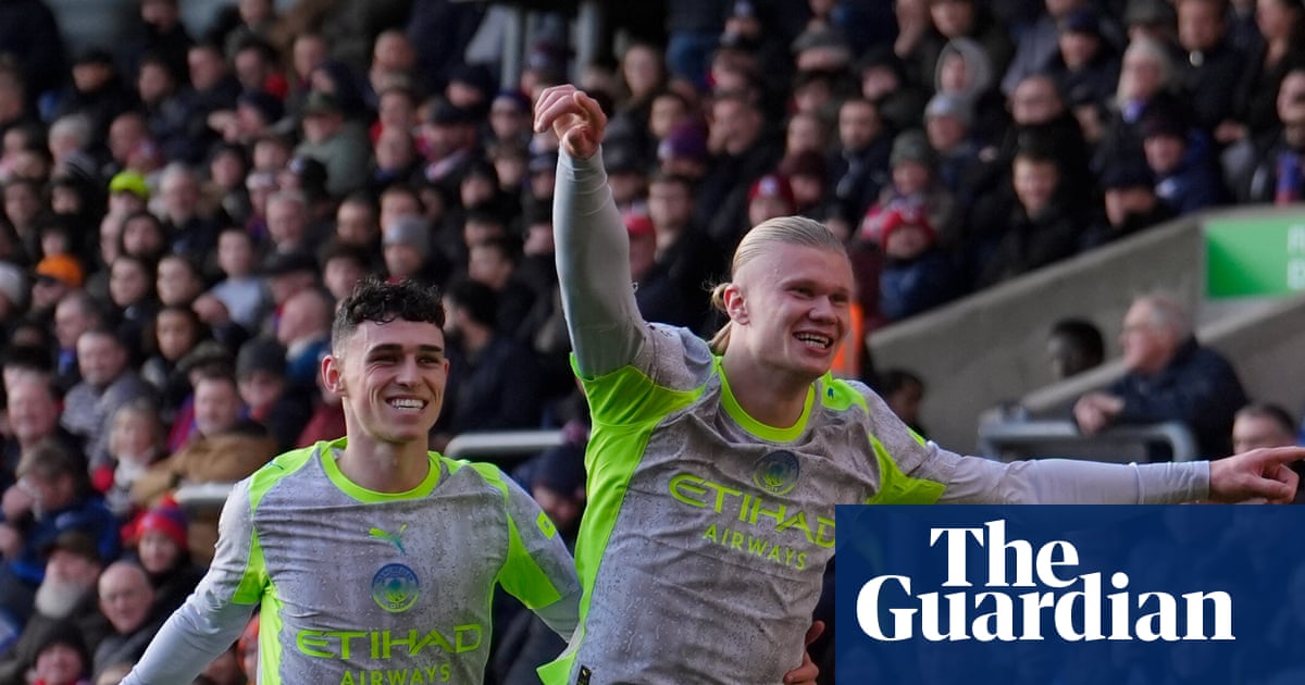 Manchester City Move Within Two Points of Arsenal with Win Over Crystal Palace image from theguardian.com