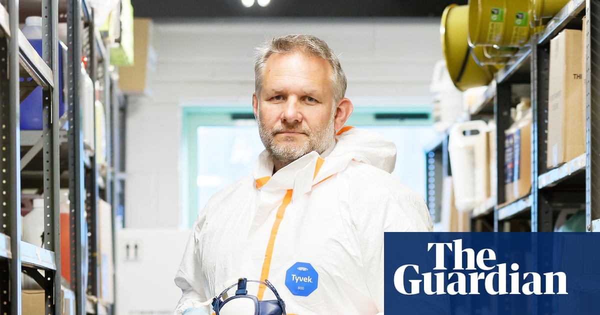 The Human Stain Remover: What Britain's Greatest Extreme Cleaner Learned from 25 Years on the Job image from theguardian.com