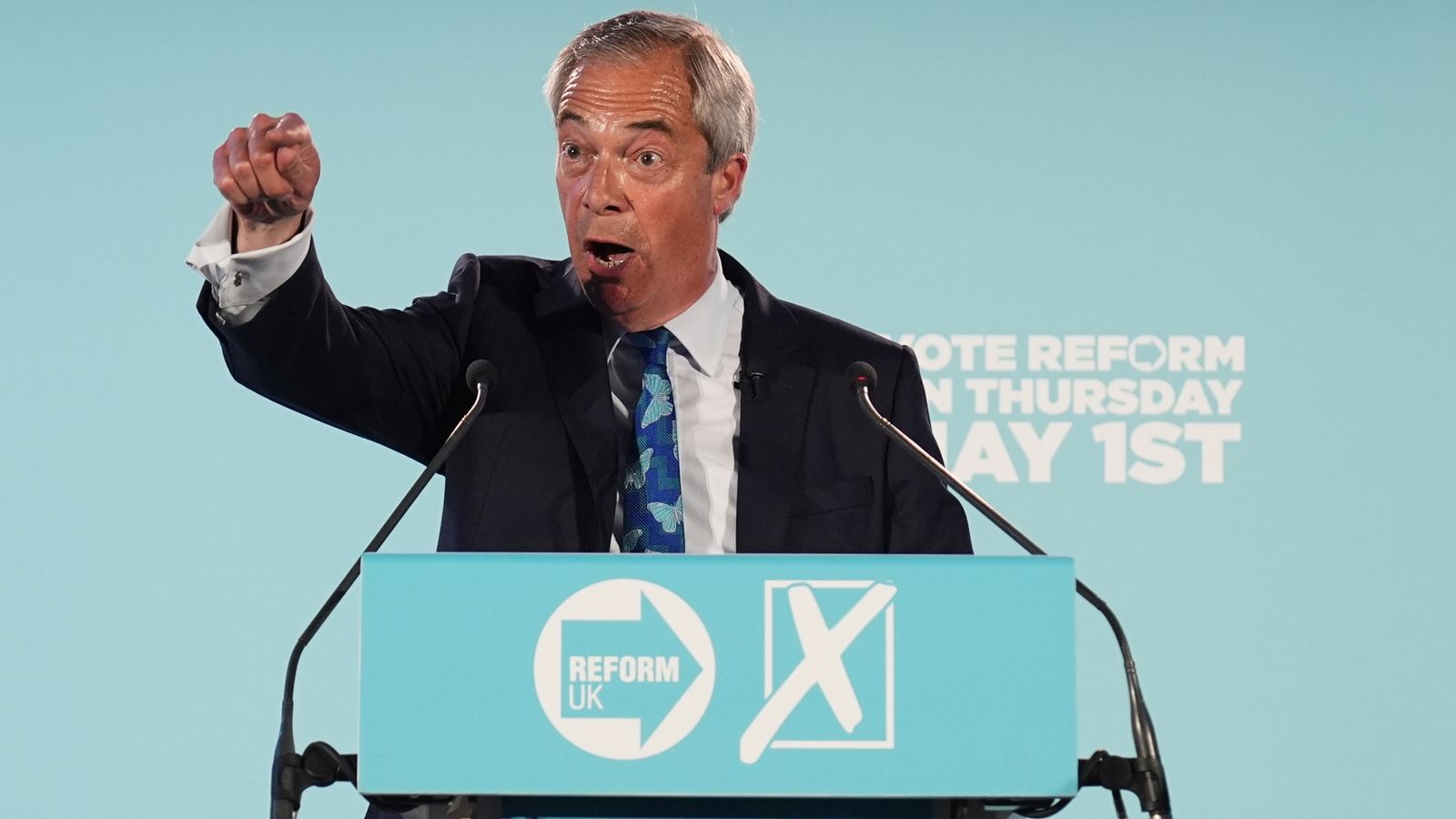 Nigel Farage Pledges £5m Spending Blitz for 2026 Local Elections image from news.sky.com