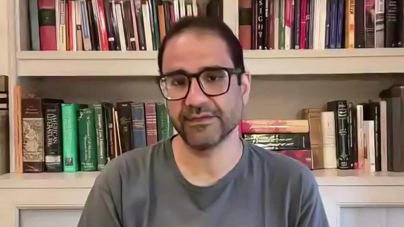 Alaa Abdel Fattah Returns to UK Following Release from Egyptian Prison image from bbc.co.uk