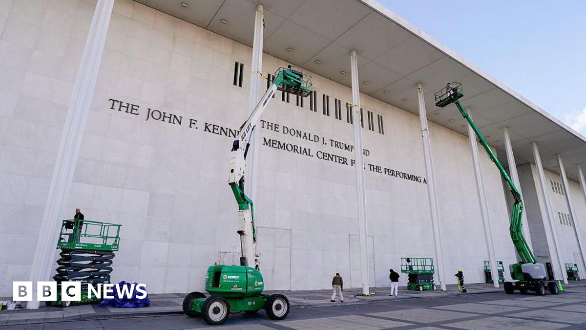 Lawsuit Filed to Remove Trump's Name from the Kennedy Center Amid Controversy image from bbc.co.uk