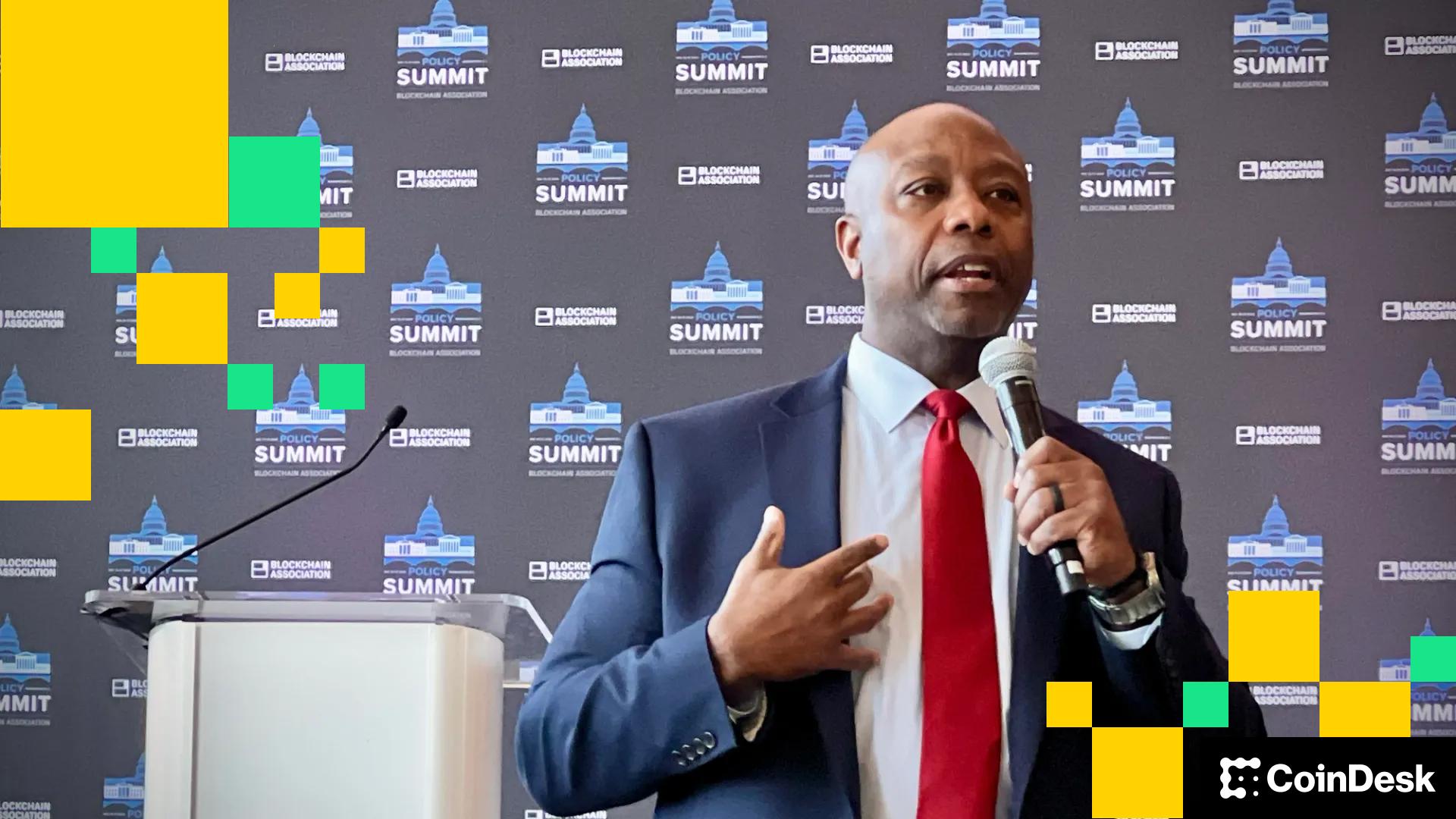Sen. Tim Scott Hosts Crypto Industry Meeting on Market Structure Bill Negotiations image from coindesk.com