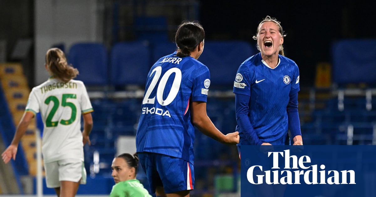 Chelsea Thrash Roma 6-0 to Move Closer to Women's Champions League Quarter-Finals image from theguardian.com