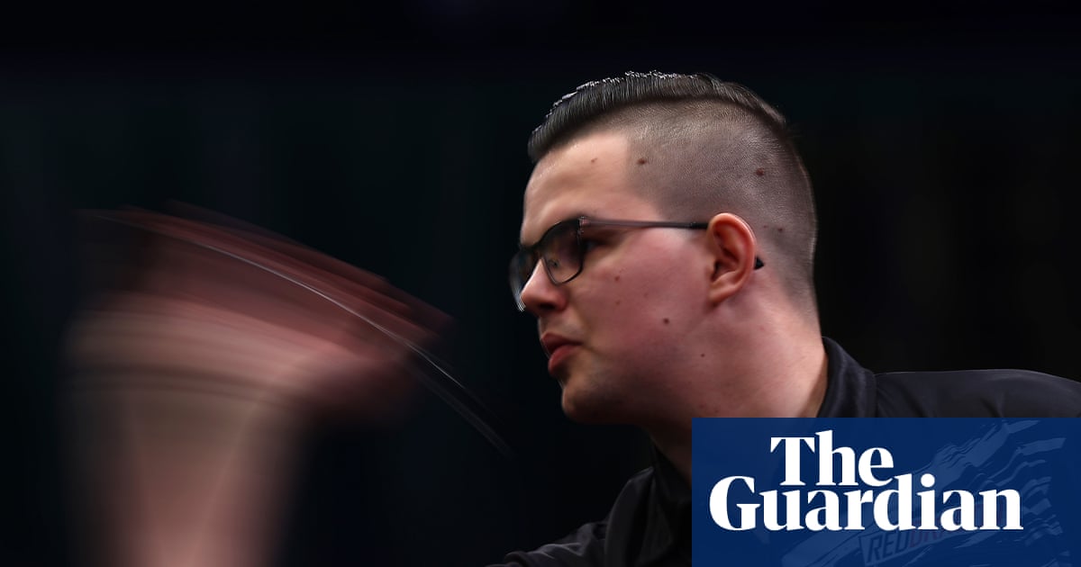 Gian van Veen: Rising Dutch Dart Player and Contender at PDC World Championship image from theguardian.com