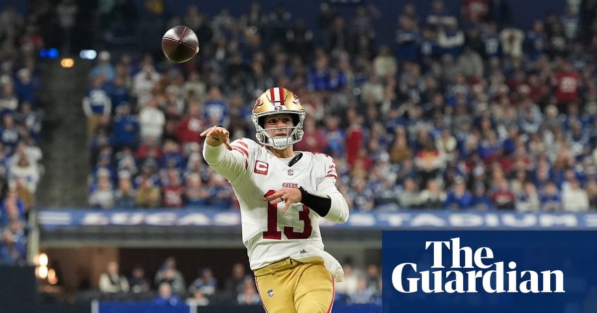 San Francisco 49ers Extend Win Streak with 48-27 Victory over Indianapolis Colts image from theguardian.com