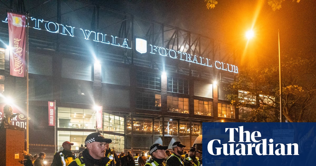 Concerns Raised Over Ban on Maccabi Tel Aviv Fans at Villa Park Match image from theguardian.com