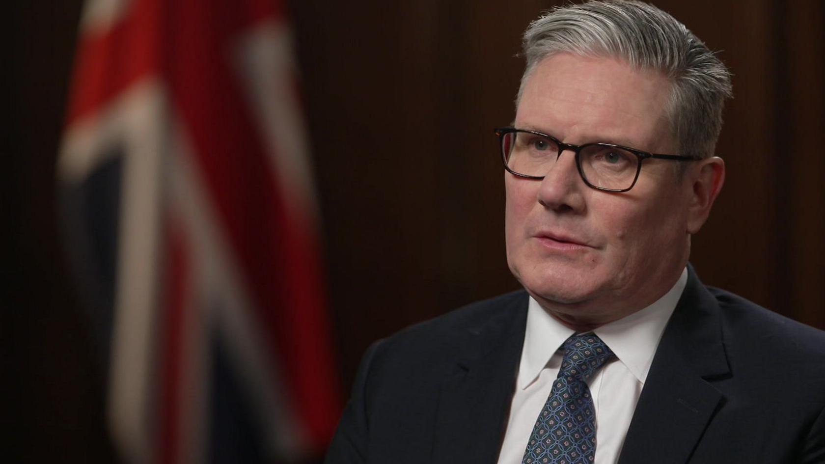 UK Prime Minister Keir Starmer on US-led Operation in Venezuela image from bbc.co.uk