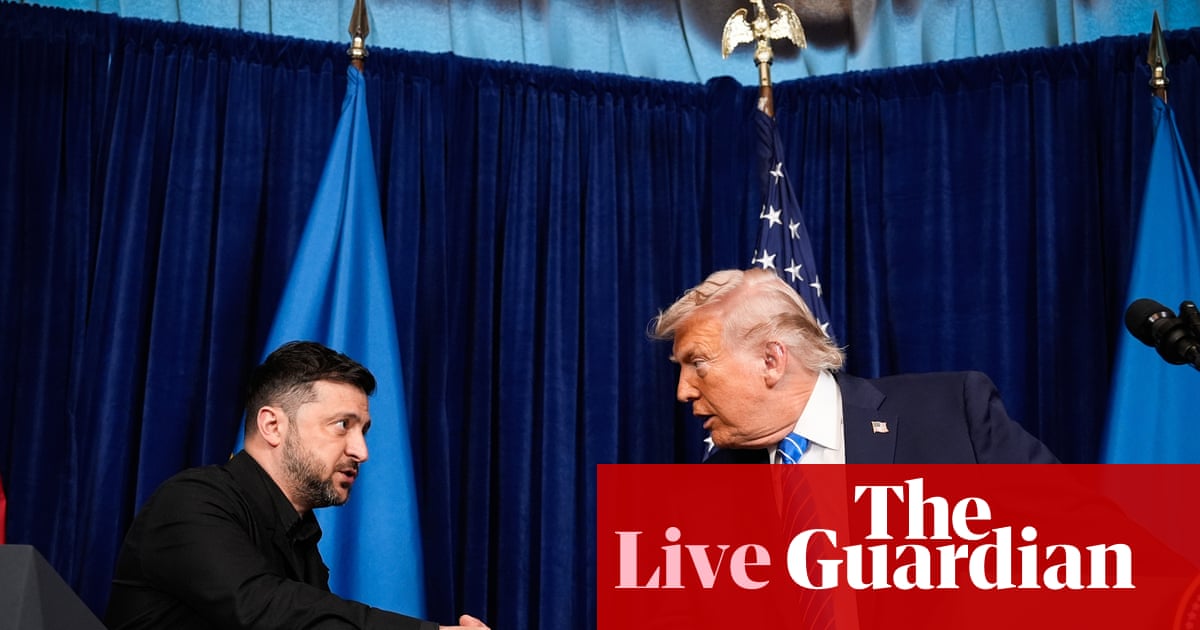 Zelenskyy and Trump Discuss US Security Guarantees in Revised Peace Framework for Ukraine image from theguardian.com