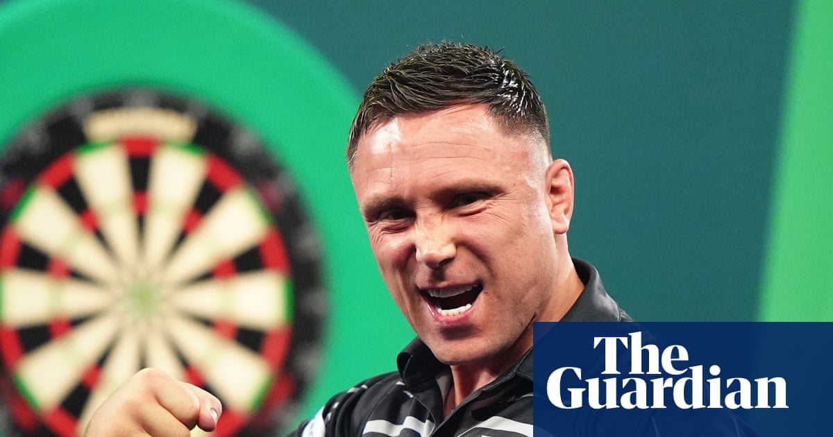 Highlights from Round One of the Darts World Championship at Alexandra Palace image from theguardian.com