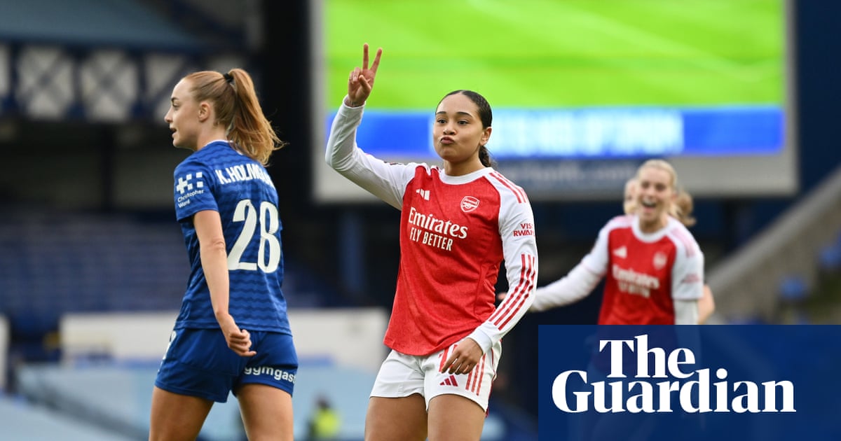 Arsenal Secure 3-1 Victory Over Everton in WSL at Goodison Park image from theguardian.com