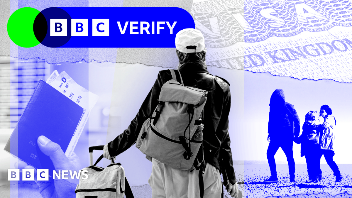 UK Migration and Asylum Statistics for Jul 2024–Jun 2025 image from bbc.co.uk