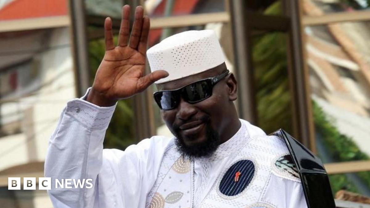 Gen Mamady Doumbouya Leads Guinea Presidential Election Amid Controversy image from bbc.co.uk