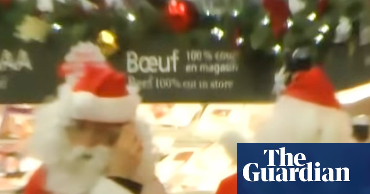 Masked Group Robs Montreal Supermarket Dressed as Santas and Elves to Protest Cost-of-Living Crisis image from theguardian.com