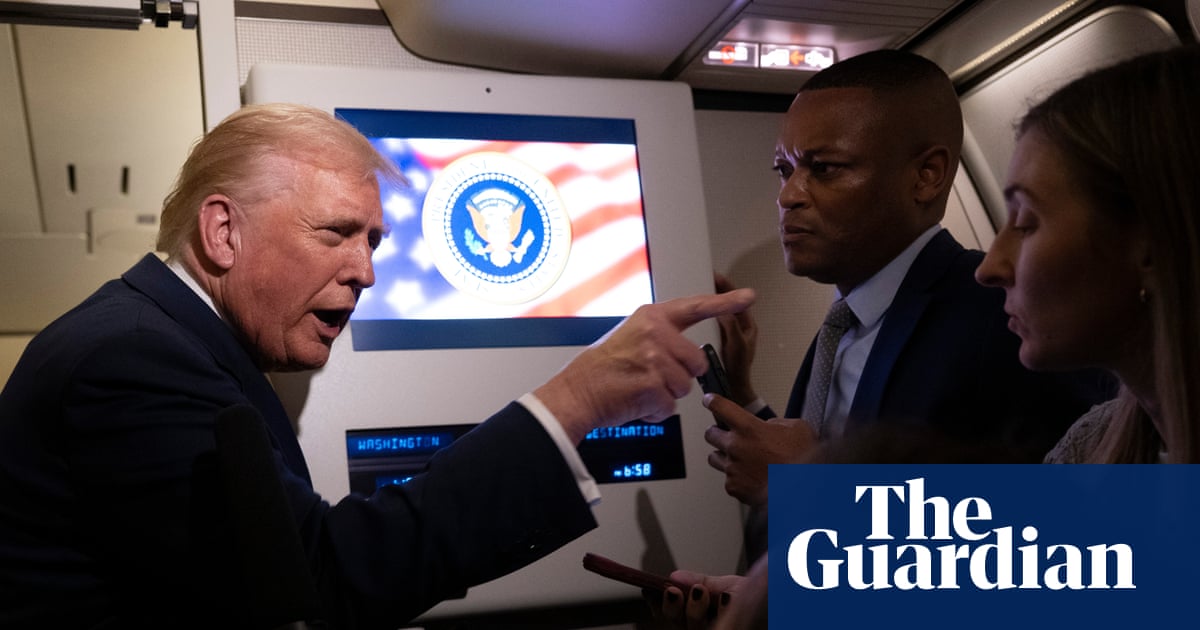 Donald Trump's 2025 Presidency Marked by Rollbacks on DEI, Controversial Rhetoric, and Hardline Immigration Policies image from theguardian.com