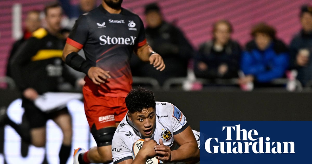 Exeter Chiefs Rally to Defeat Saracens 30-24 at StoneX Stadium image from theguardian.com