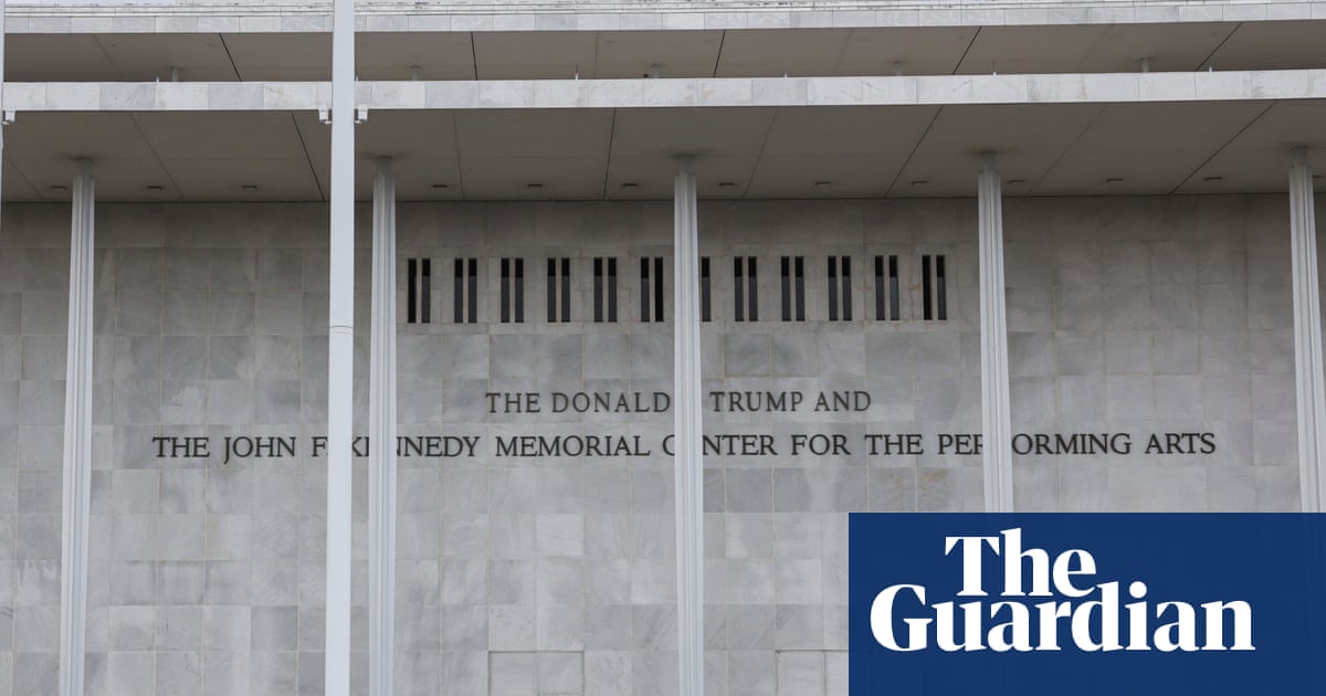Renaming of Kennedy Center to Trump-Kennedy Center Sparks Band Cancellations and Controversy image from theguardian.com