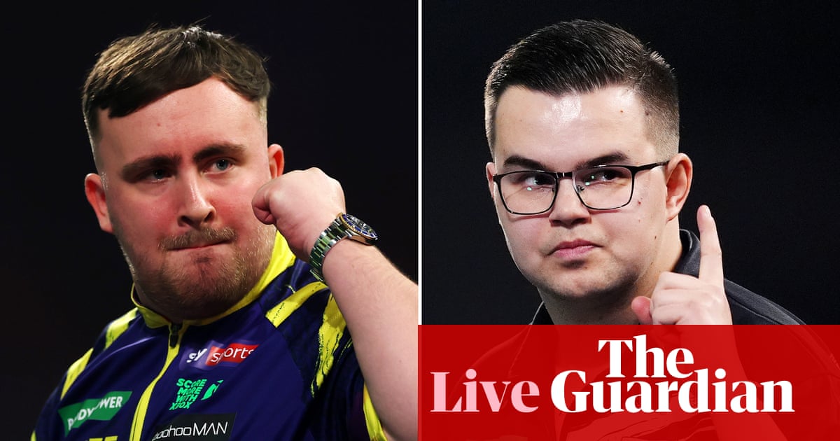 Luke Littler Faces Gian van Veen in PDC World Championship Darts Final at Alexandra Palace image from theguardian.com