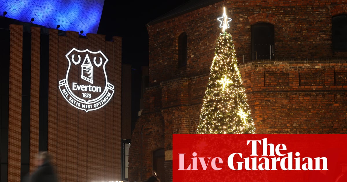 Premier League: Everton vs Arsenal at Bramley-Moore Dock on 20 Dec 2025 image from theguardian.com