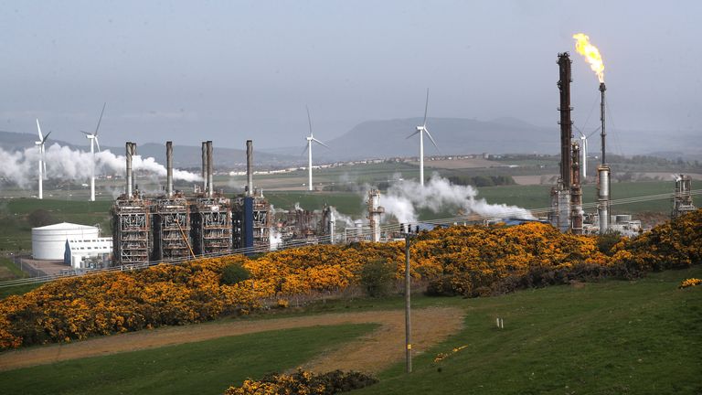 ExxonMobil to close Mossmorran plastics plant in Fife, putting hundreds of jobs at risk image from news.sky.com