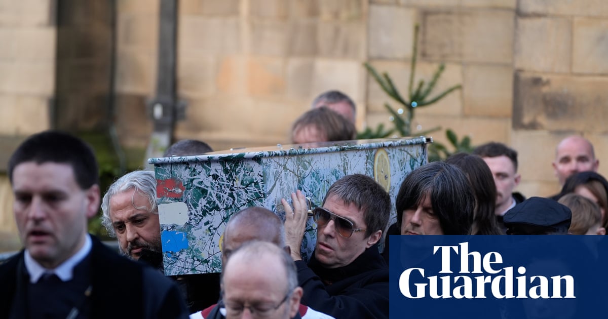 Manchester Music and Football Stars Gather for Funeral of Stone Roses' Mani image from theguardian.com