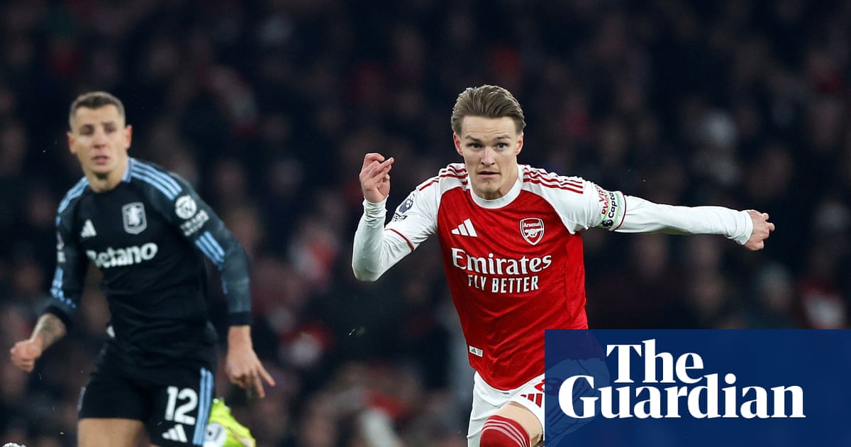 Martin Ødegaard's Influence Shines as Arsenal Beat Aston Villa 4-1 to Maintain Premier League Lead image from theguardian.com