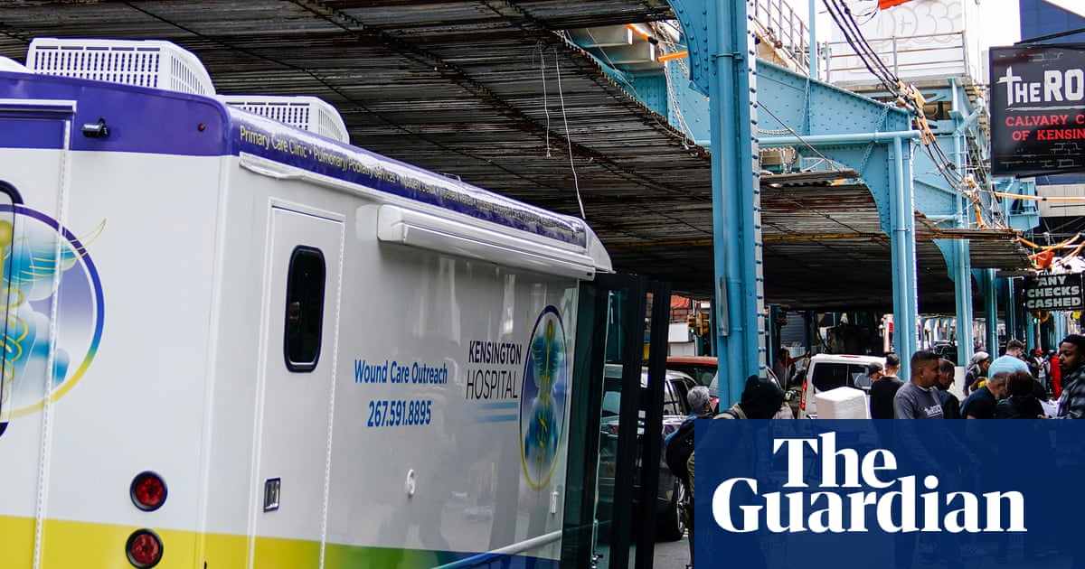 Medetomidine Drug Crisis in Philadelphia's Kensington Area Strains Health Services image from theguardian.com