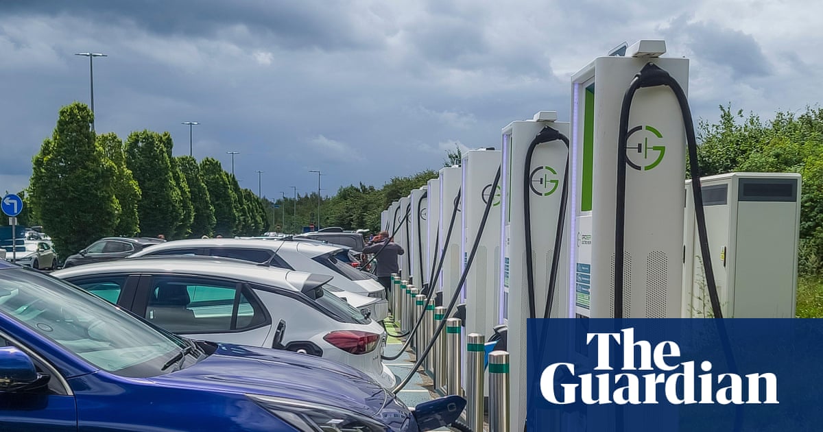 UK Electric Car Charger Installation Growth Slows Despite Rising EV Sales in 2025 image from theguardian.com
