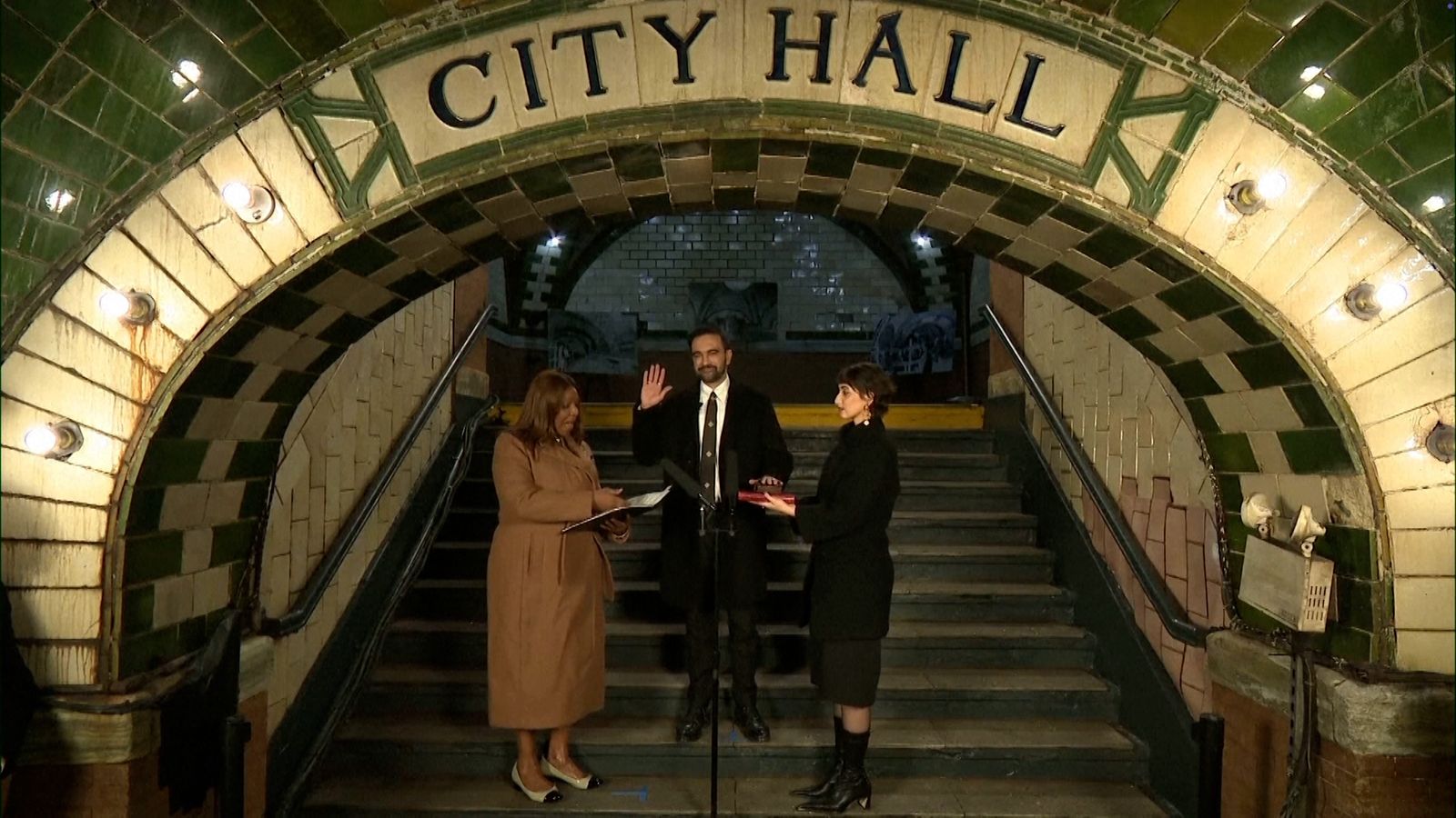 Zohran Mamdani Sworn In as New York City Mayor, Marking Historic Firsts image from news.sky.com