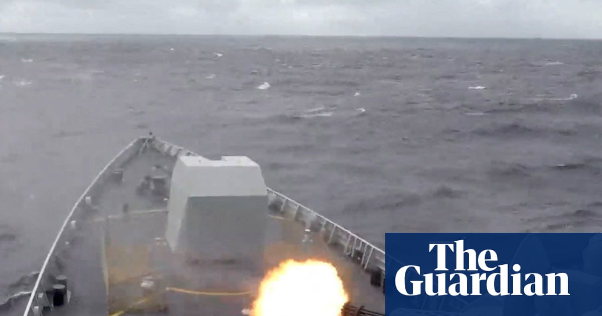 China Conducts Largest Military Drills Around Taiwan yet US Unfazed image from theguardian.com