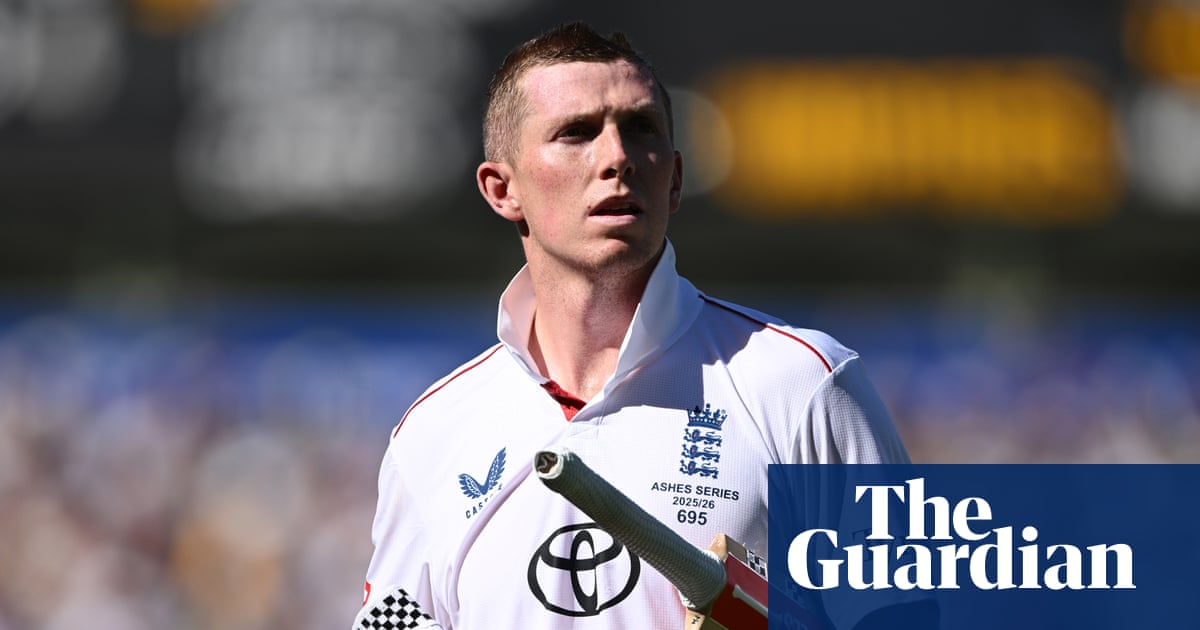 Zak Crawley on England's uphill battle in the third Ashes Test at Adelaide image from theguardian.com