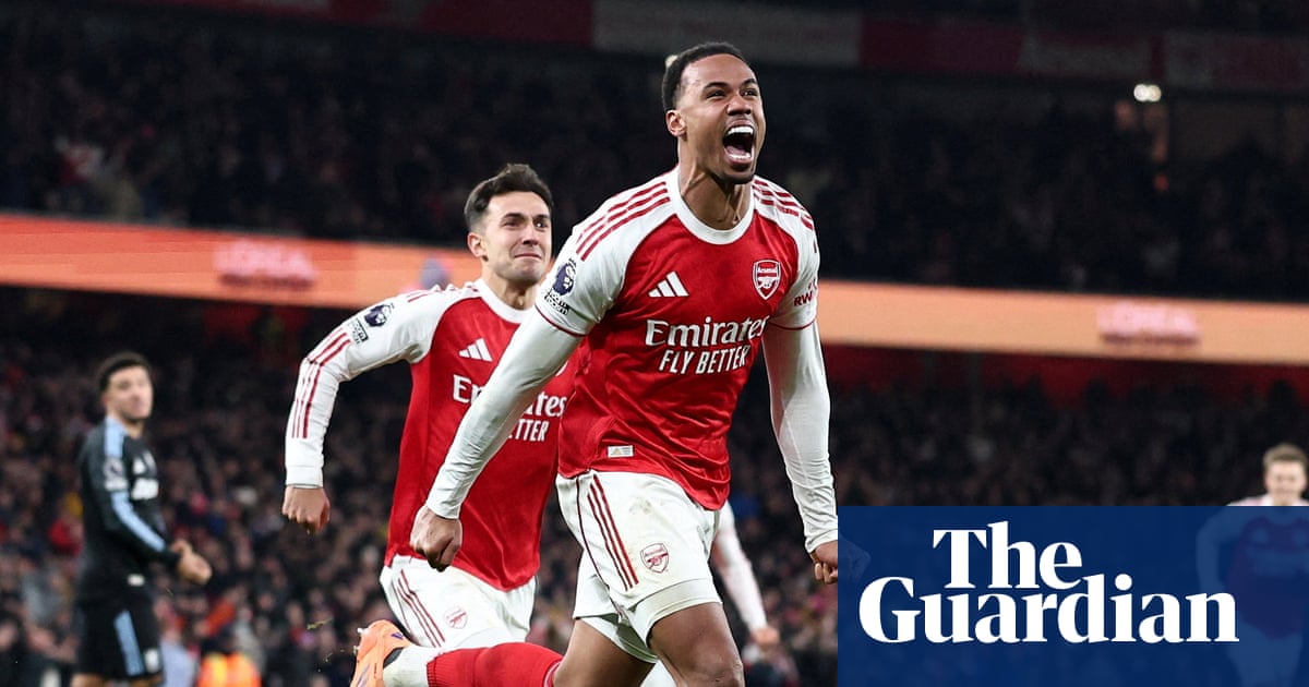 Arsenal Extend Premier League Lead with 4-1 Victory over Aston Villa at Emirates image from theguardian.com